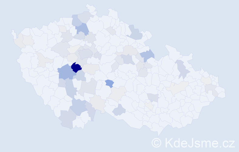 Příjmení: 'Vandas', počet výskytů 201 v celé ČR
