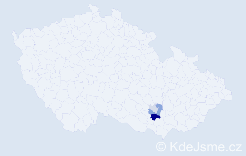 Příjmení: '"Di Lenardo"', počet výskytů 17 v celé ČR