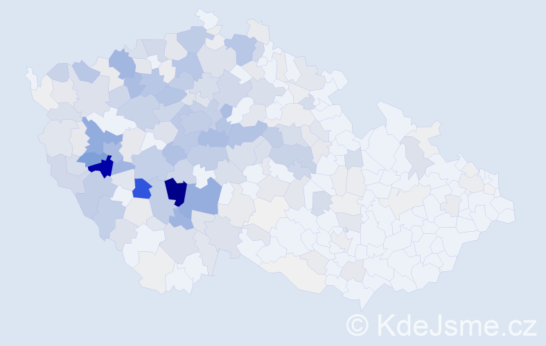 Příjmení: 'Fořt', počet výskytů 1059 v celé ČR
