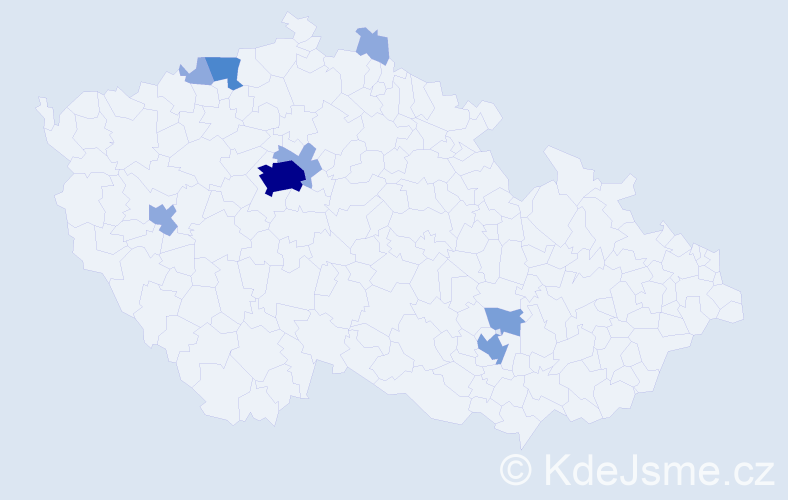 Příjmení: 'Saeed', počet výskytů 18 v celé ČR