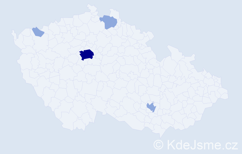 Příjmení: 'Schnitzerová', počet výskytů 9 v celé ČR