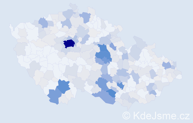 Příjmení: 'Kudláček', počet výskytů 1148 v celé ČR
