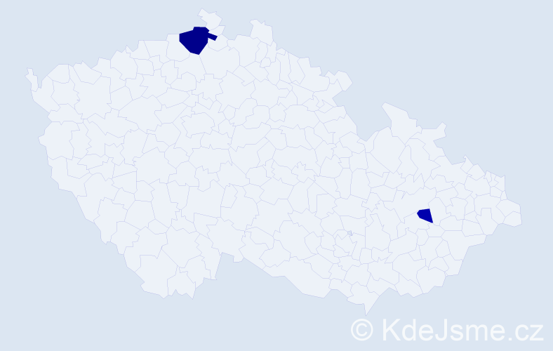 Příjmení: 'Rothmeierová', počet výskytů 6 v celé ČR
