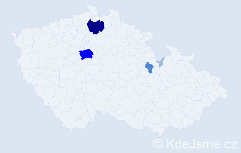 Příjmení: 'Kobulejová', počet výskytů 12 v celé ČR