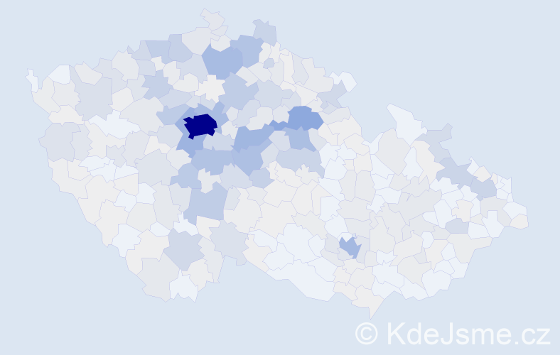 Příjmení: 'Barešová', počet výskytů 1674 v celé ČR
