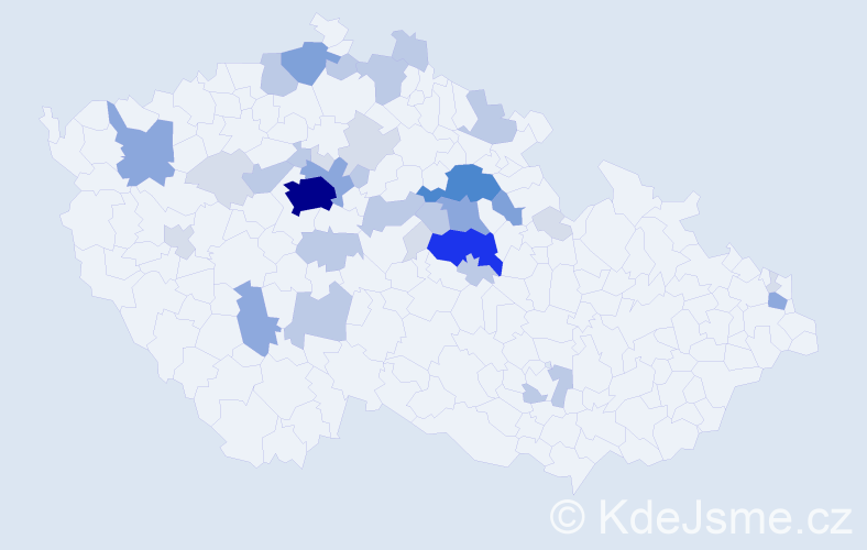 Příjmení: 'Andr', počet výskytů 104 v celé ČR