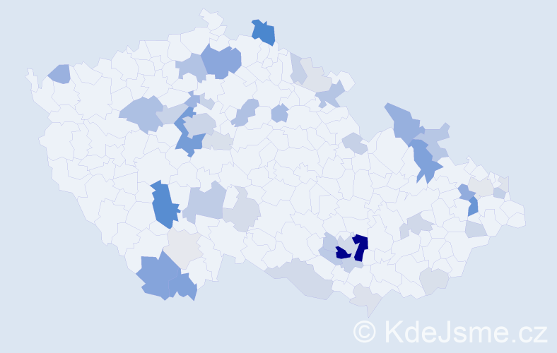 Příjmení: 'Dobrovodská', počet výskytů 149 v celé ČR