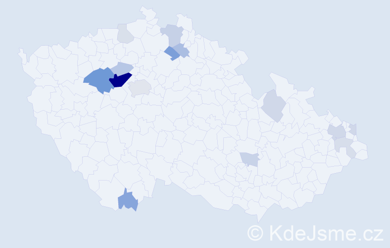 Příjmení: 'Neustupa', počet výskytů 43 v celé ČR