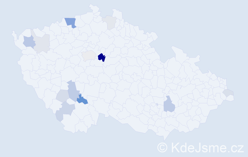 Příjmení: 'Jougl', počet výskytů 32 v celé ČR