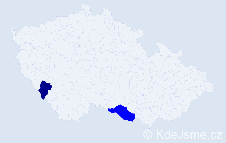 Příjmení: 'Buchsbaum', počet výskytů 3 v celé ČR