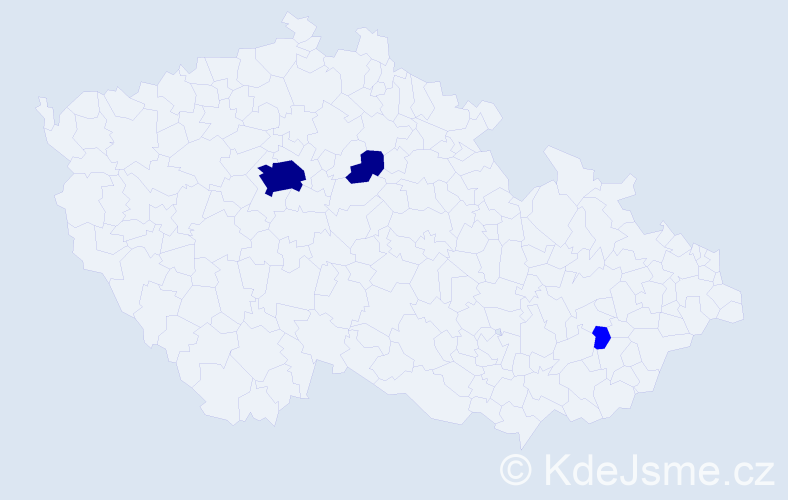 Příjmení: 'Shmyrko', počet výskytů 5 v celé ČR