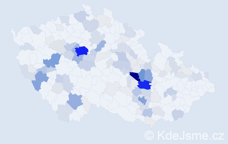 Příjmení: 'Andrlík', počet výskytů 473 v celé ČR