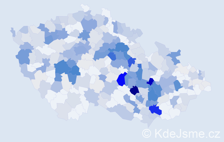 Příjmení: 'Synková', počet výskytů 1399 v celé ČR