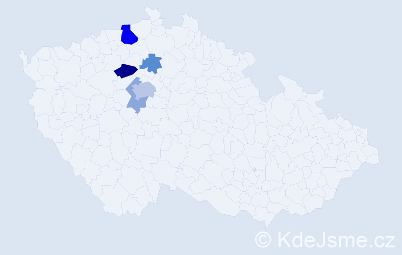 Příjmení: 'Pytková', počet výskytů 12 v celé ČR