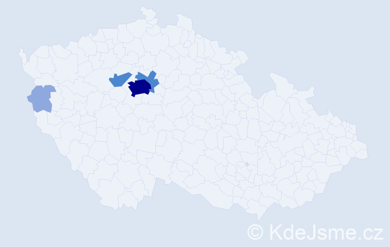 Příjmení: 'Akrmannová', počet výskytů 10 v celé ČR