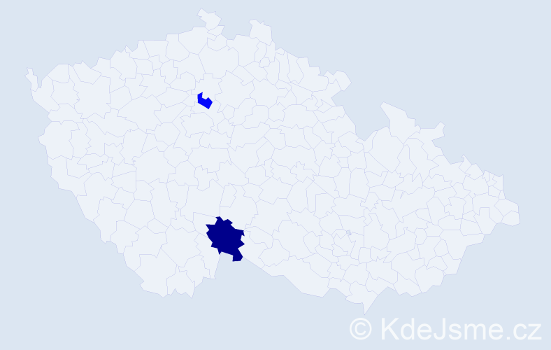 Příjmení: 'Roninová', počet výskytů 3 v celé ČR