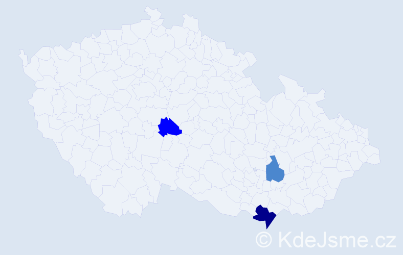 Příjmení: 'Cerková', počet výskytů 6 v celé ČR