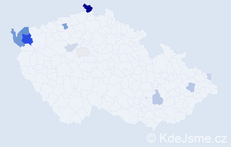 Příjmení: 'Lališová', počet výskytů 26 v celé ČR