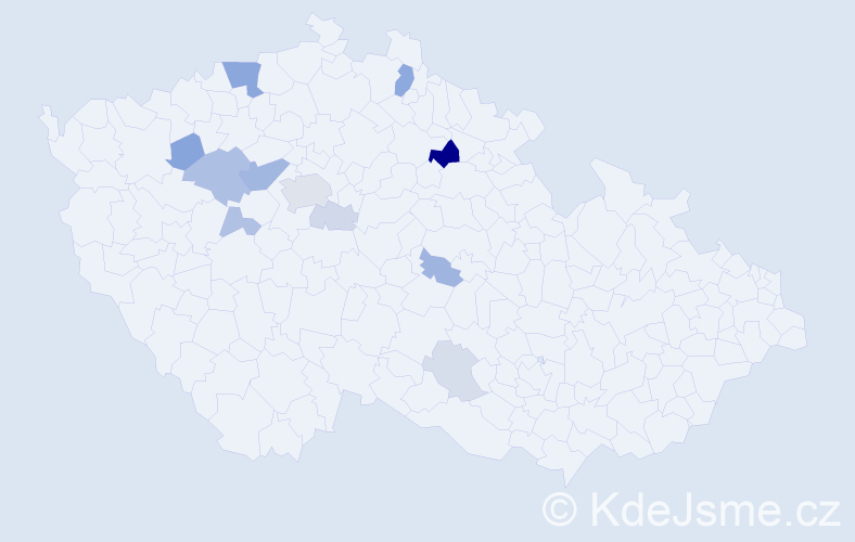 Příjmení: 'Westfálová', počet výskytů 31 v celé ČR