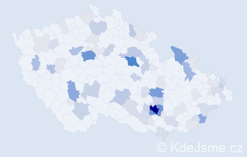 Příjmení: 'Rejda', počet výskytů 228 v celé ČR