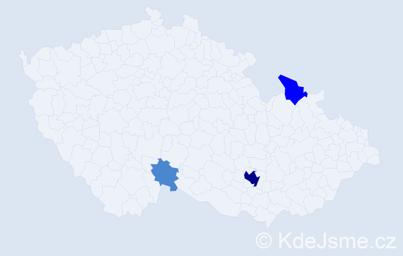 Příjmení: 'Sideridis', počet výskytů 6 v celé ČR