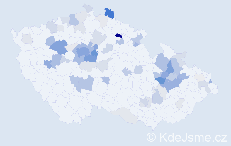 Příjmení: 'Knapp', počet výskytů 203 v celé ČR