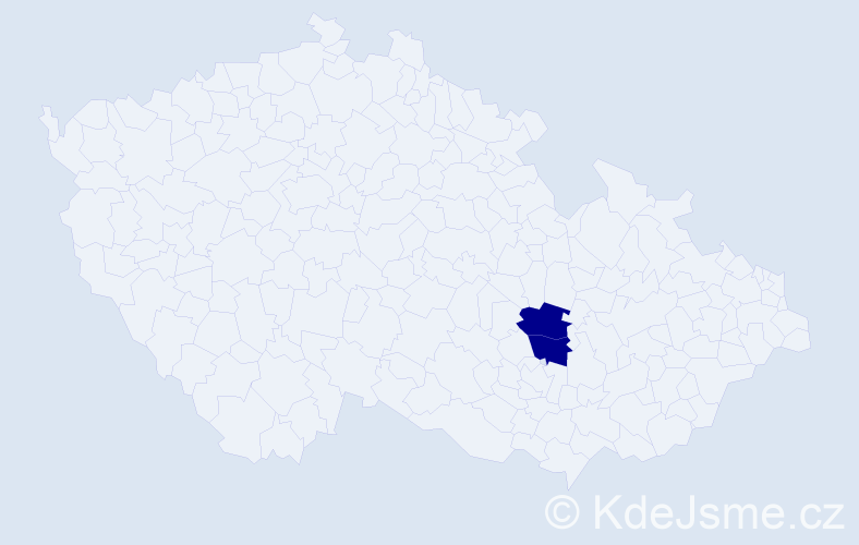 Příjmení: 'Macénková', počet výskytů 2 v celé ČR