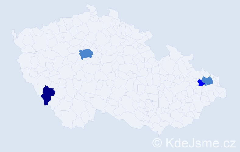 Příjmení: 'Ballaschová', počet výskytů 7 v celé ČR