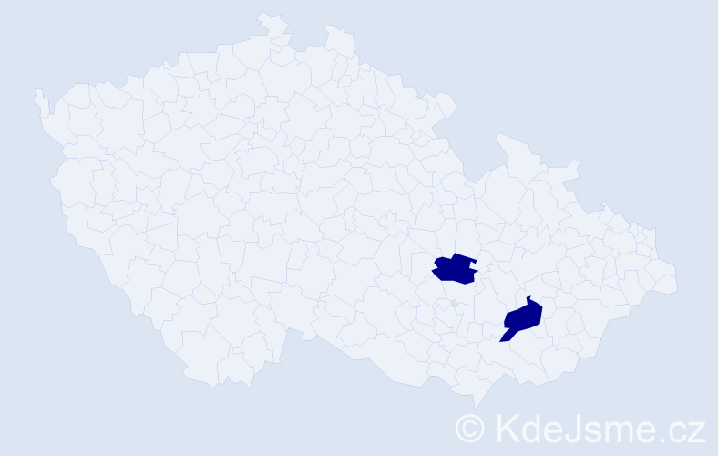 Příjmení: 'Reece', počet výskytů 4 v celé ČR