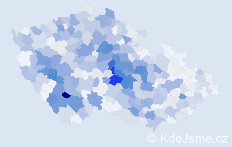 Příjmení: 'Čejková', počet výskytů 2253 v celé ČR