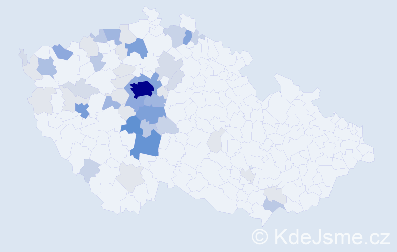 Příjmení: 'Chomátová', počet výskytů 203 v celé ČR