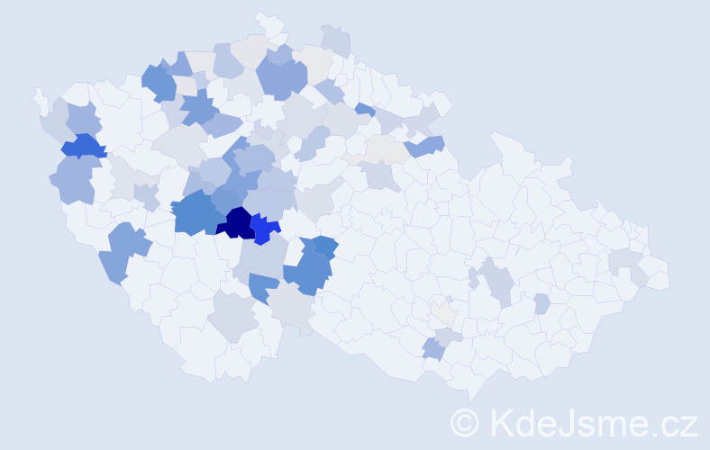 Příjmení: 'Fára', počet výskytů 236 v celé ČR