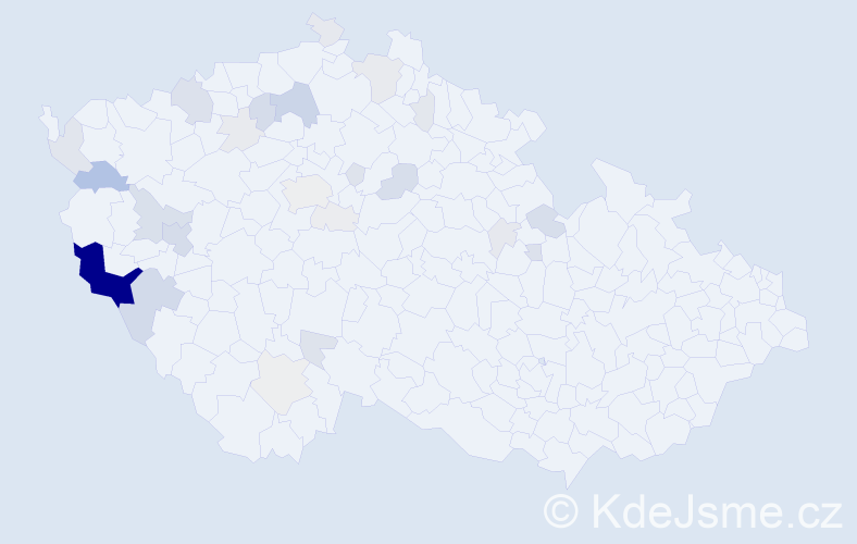 Příjmení: 'Schleiss', počet výskytů 106 v celé ČR
