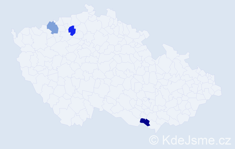Příjmení: 'Plöschner', počet výskytů 6 v celé ČR