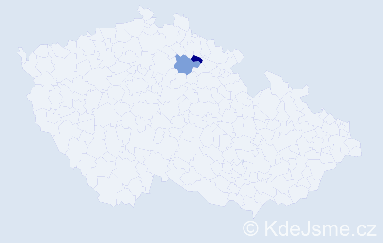 Příjmení: 'Kiričuk', počet výskytů 2 v celé ČR