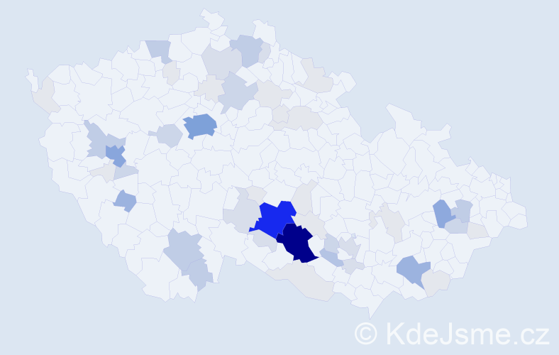 Příjmení: 'Ferdová', počet výskytů 183 v celé ČR