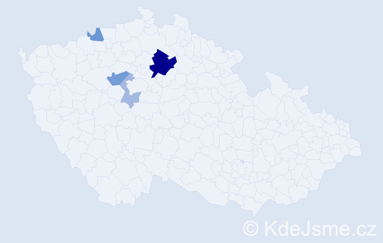 Příjmení: 'Volovik', počet výskytů 10 v celé ČR
