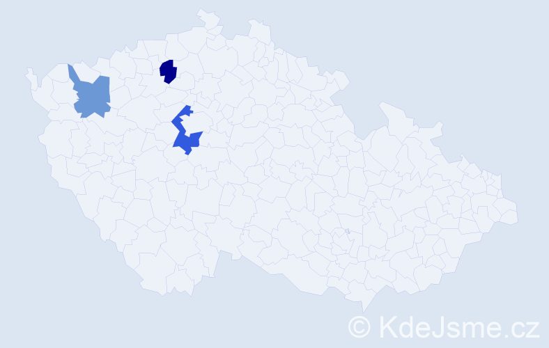 Příjmení: '"Nguyen Tai"', počet výskytů 4 v celé ČR