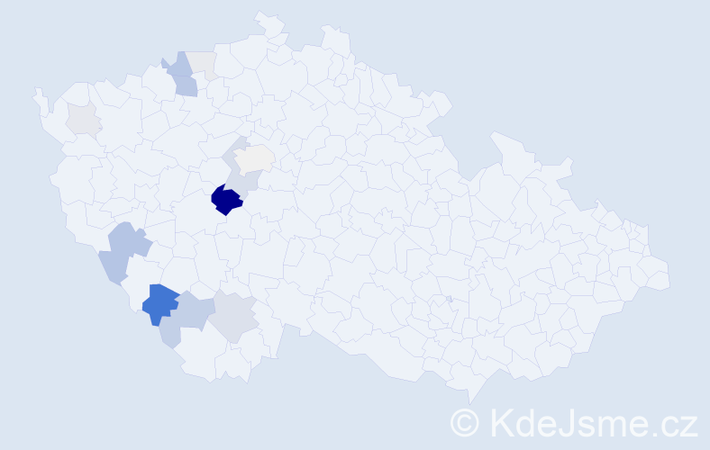 Příjmení: 'Plechinger', počet výskytů 43 v celé ČR