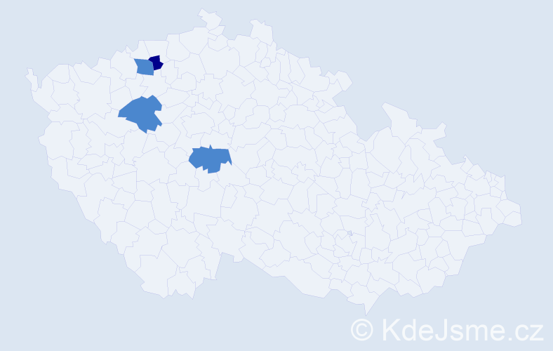 Příjmení: 'Drégrová', počet výskytů 6 v celé ČR