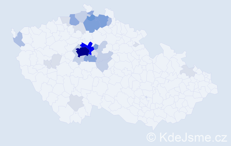Příjmení: 'Manhart', počet výskytů 103 v celé ČR