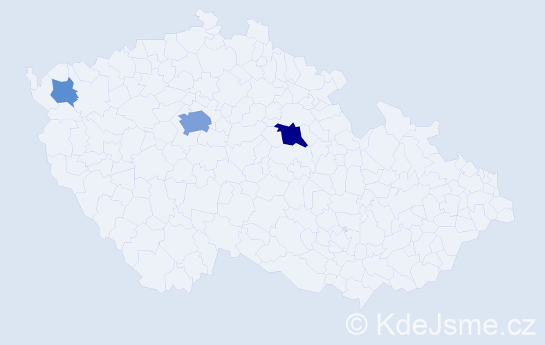 Příjmení: 'Buhr', počet výskytů 10 v celé ČR