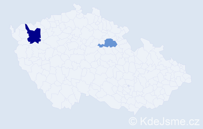 Příjmení: 'Grečo', počet výskytů 3 v celé ČR