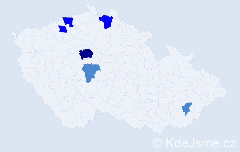 Příjmení: 'Ellschlögerová', počet výskytů 12 v celé ČR