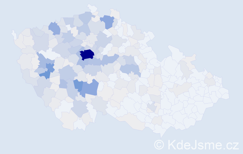 Příjmení: 'Fořt', počet výskytů 1064 v celé ČR