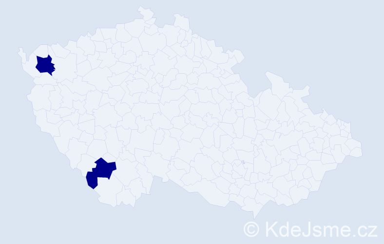 Příjmení: 'Garhammer', počet výskytů 2 v celé ČR