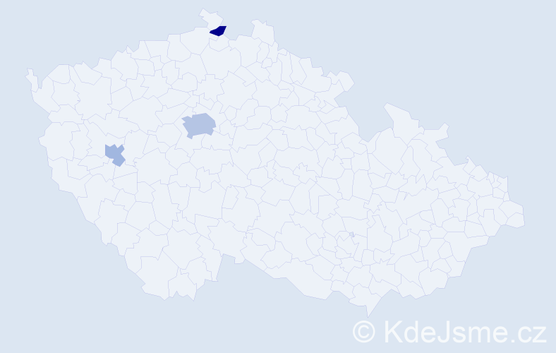 Příjmení: 'Kryuchkov', počet výskytů 6 v celé ČR