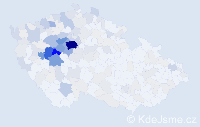 Příjmení: 'Humlová', počet výskytů 988 v celé ČR