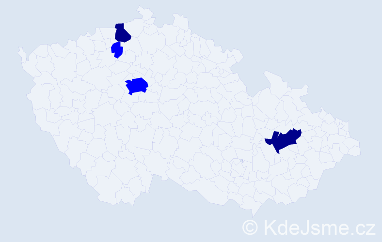 Příjmení: 'Reisenauer', počet výskytů 6 v celé ČR