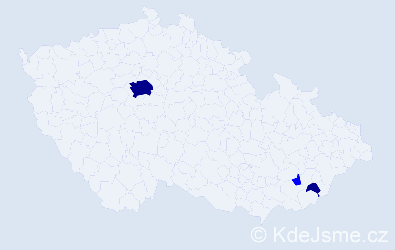 Příjmení: '"De Figueiredo"', počet výskytů 5 v celé ČR